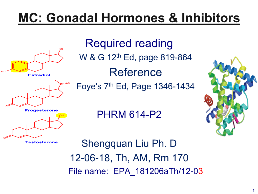 Introduction to Medicinal Chemistry