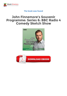 Ebook Free John Finnemore's Souvenir Programme: Series 6: BBC