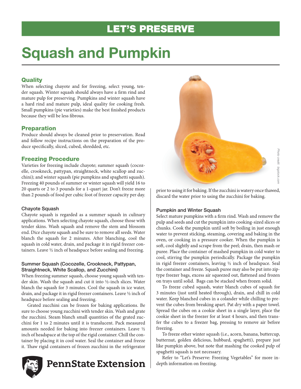 Squash and Pumpkin