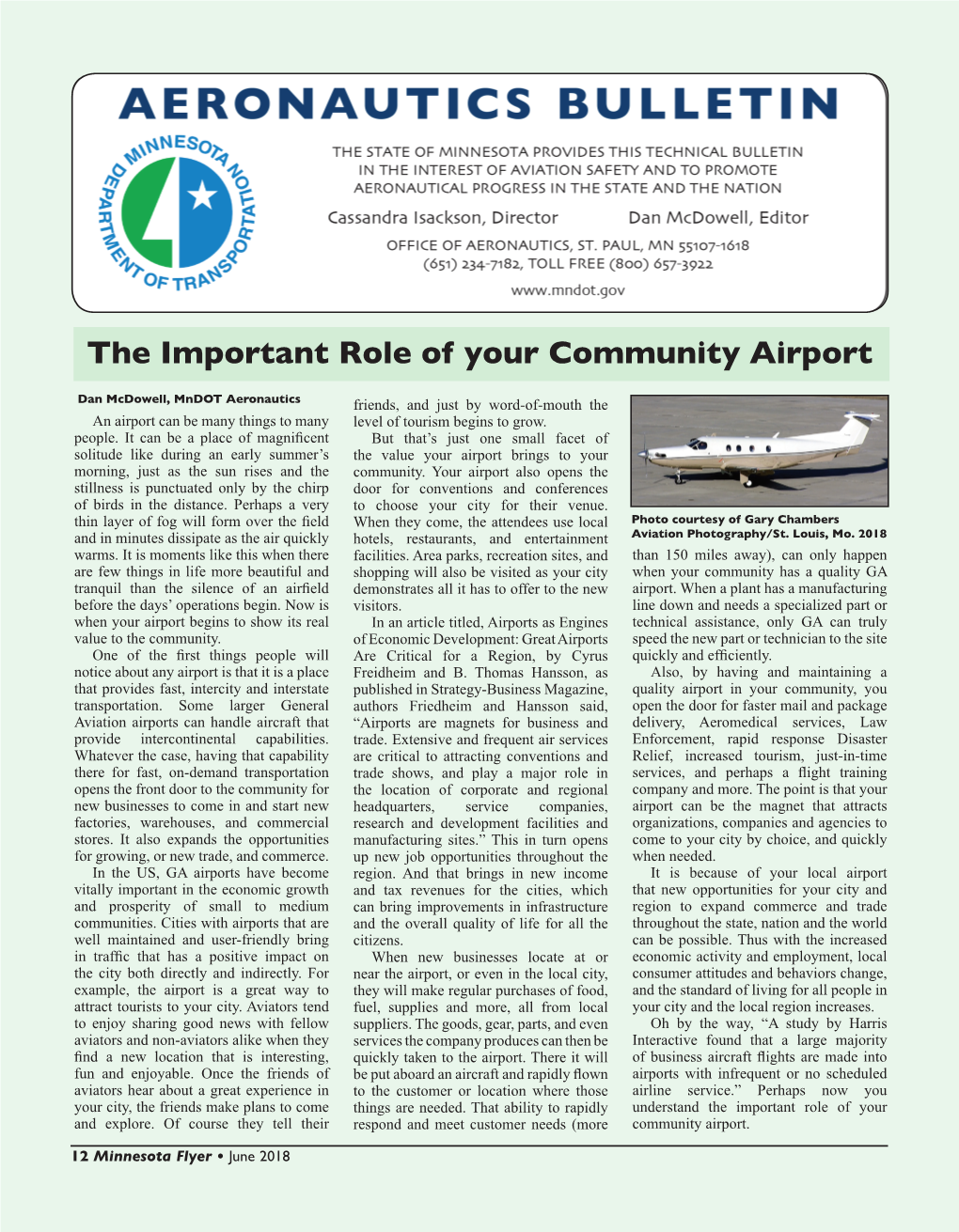 The Important Role of Your Community Airport