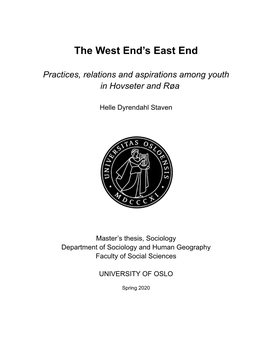 The West End's East