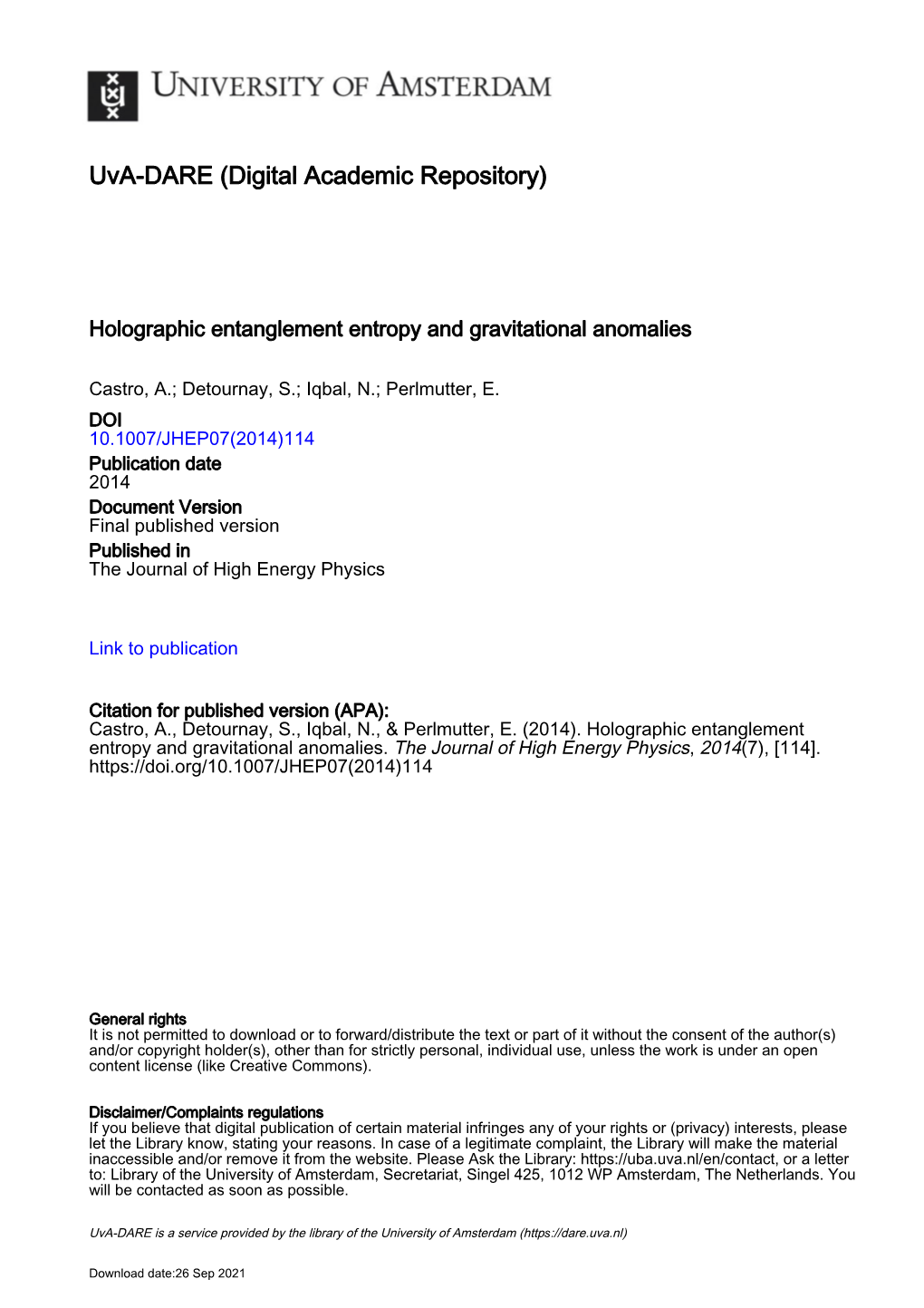 Holographic Entanglement Entropy and Gravitational Anomalies