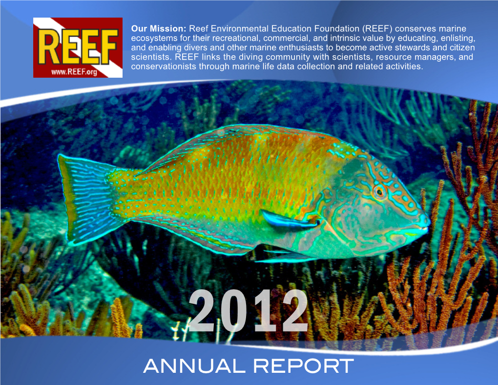 REEF Annual Report 2012