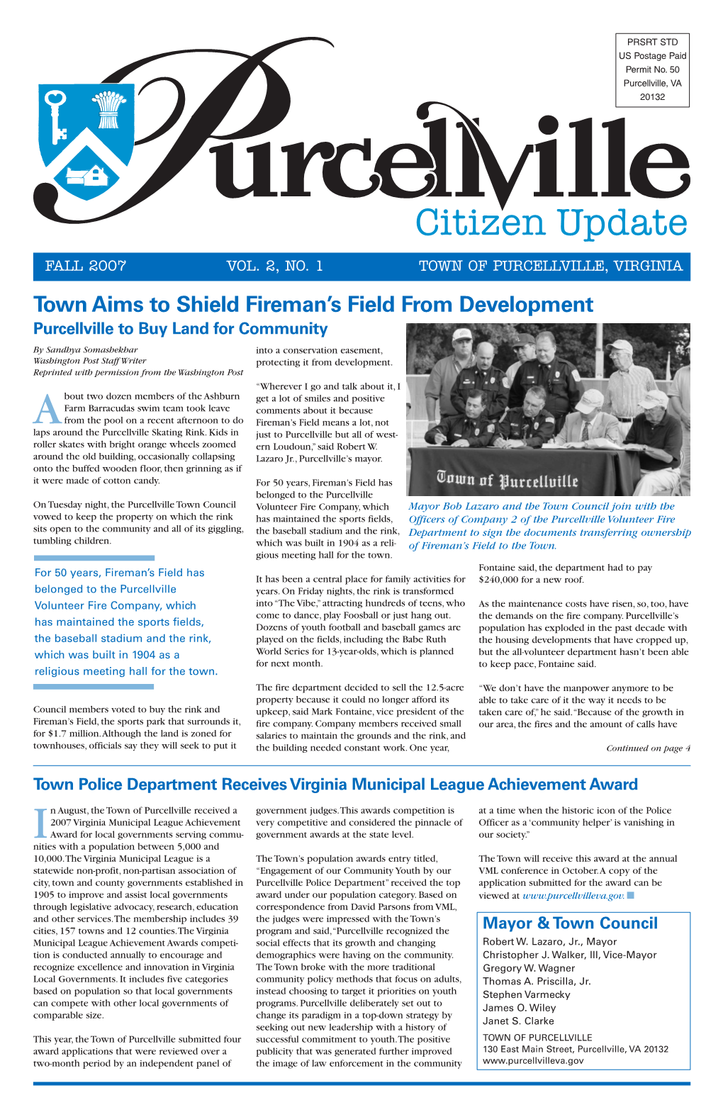 Citizen Update FALL 2007 VOL