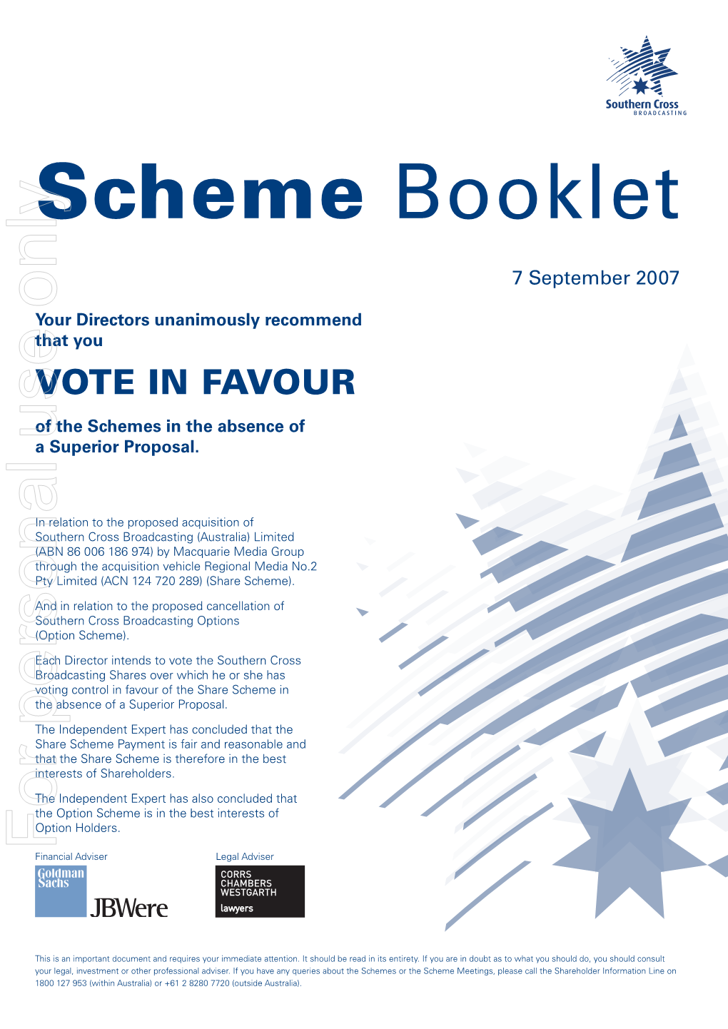 Scheme Booklet