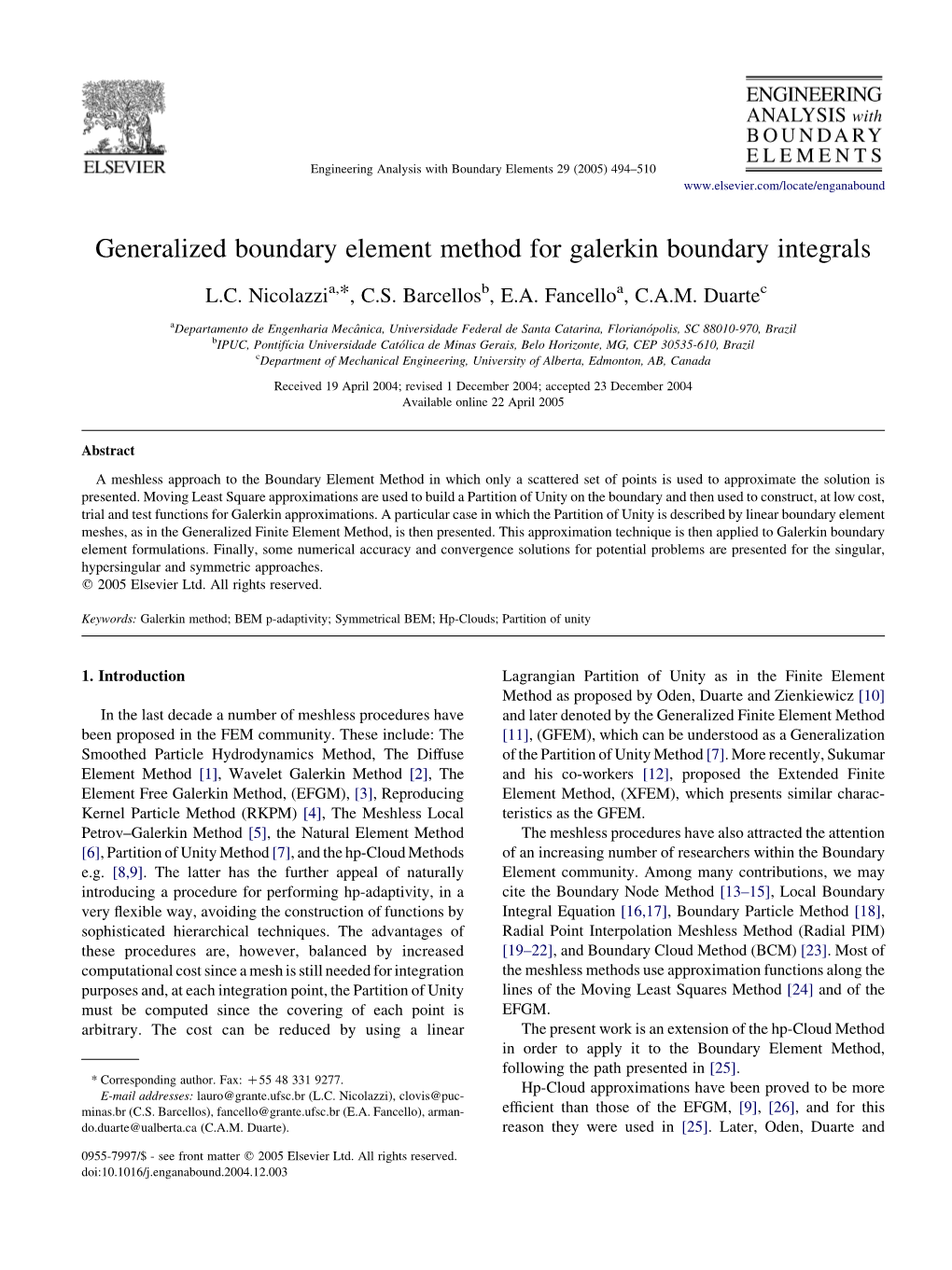 Generalized Boundary Element Method for Galerkin Boundary Integrals