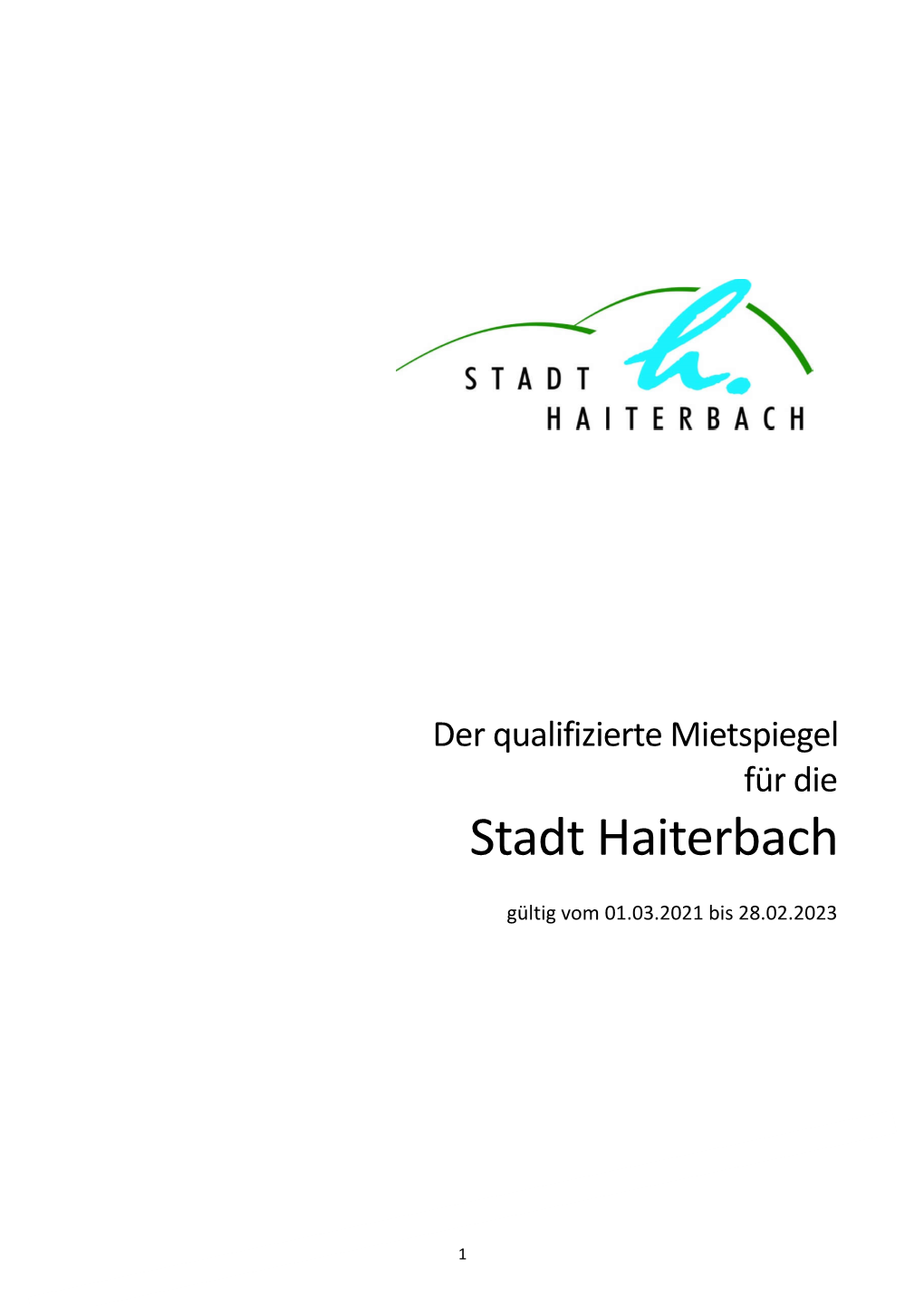 Der Qualifizierte Mietspiegel Für Die Stadt Haiterbach