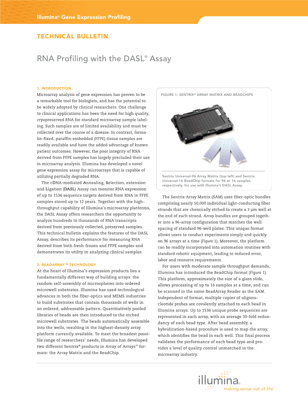 RNA Profiling with the DASL Assay