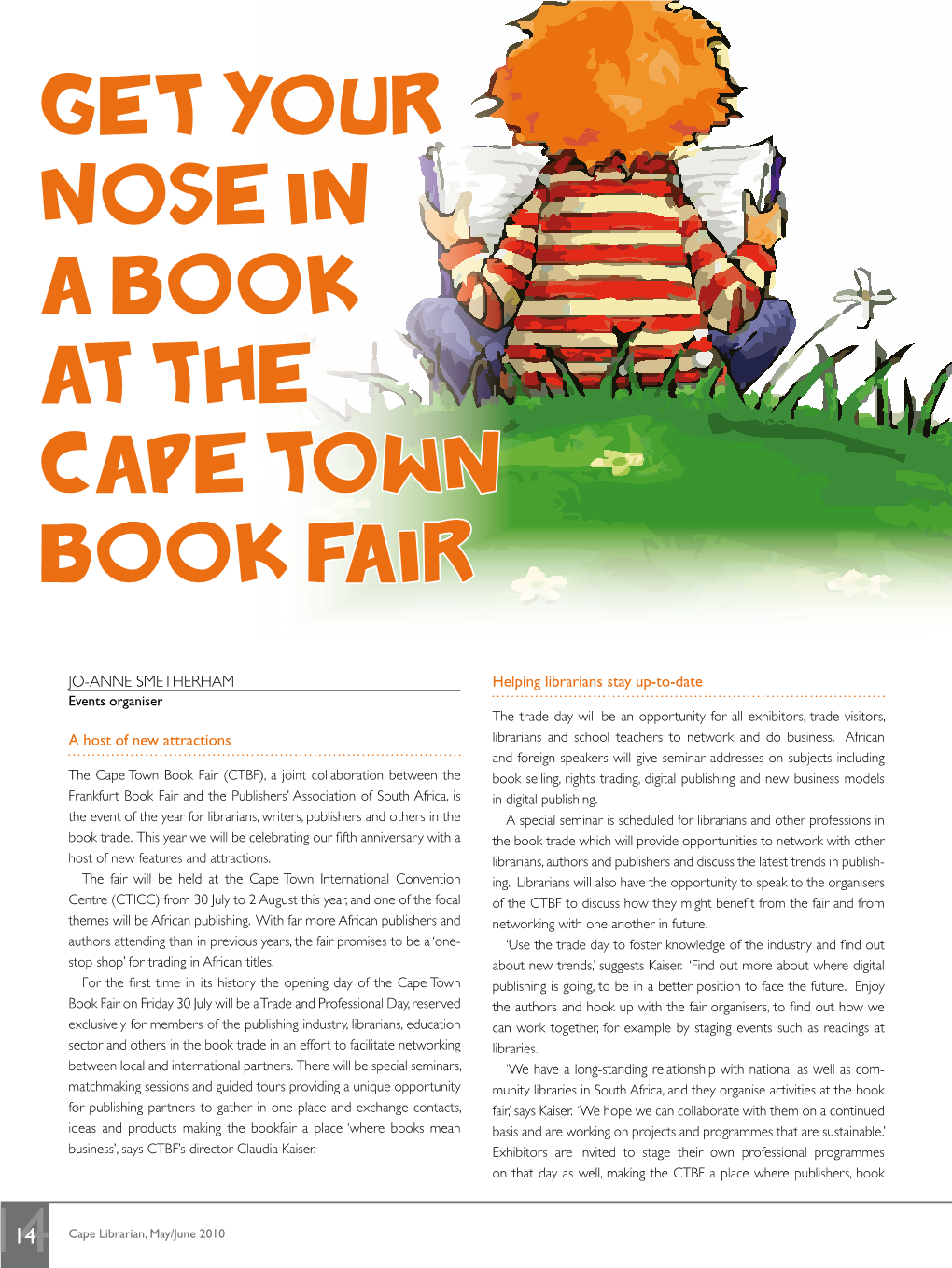 Get Your Nose in a Book at the Cape Town Book Fair