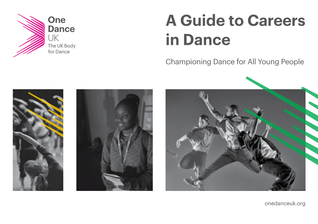 A Guide to Careers in Dance