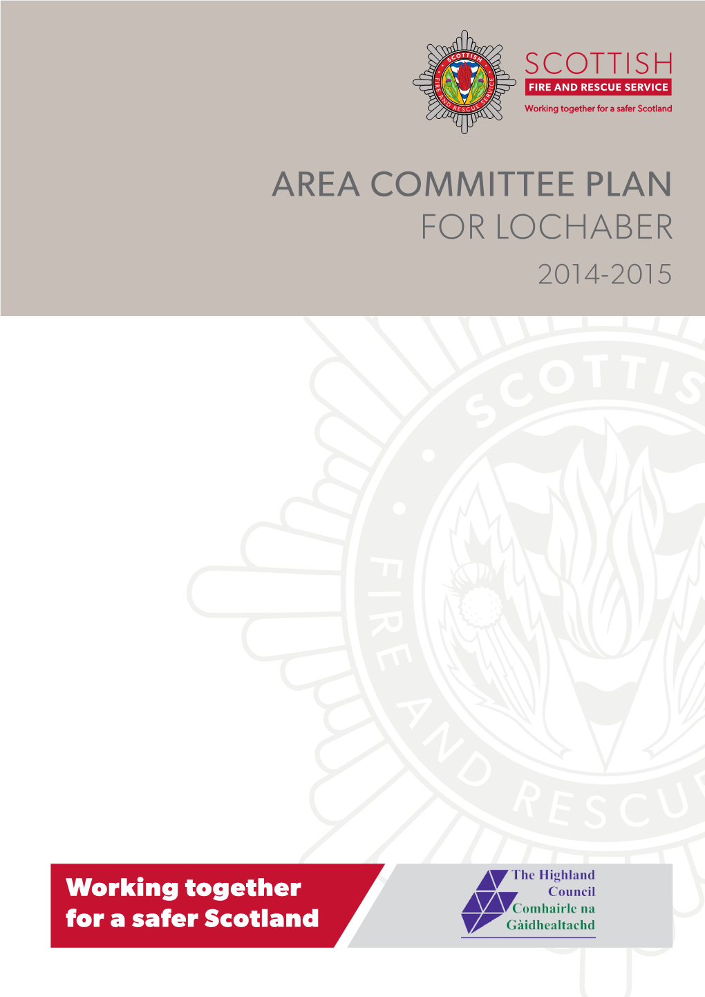 Area Committee PLAN for LOCHABER 2014-2015