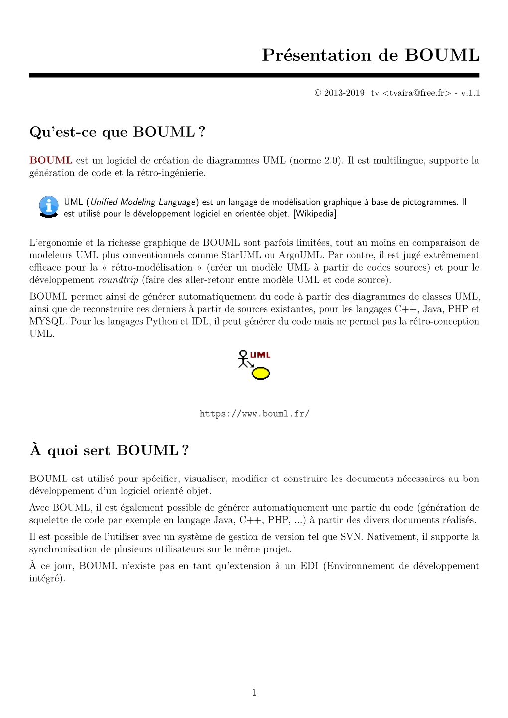 UML-Presentationbouml