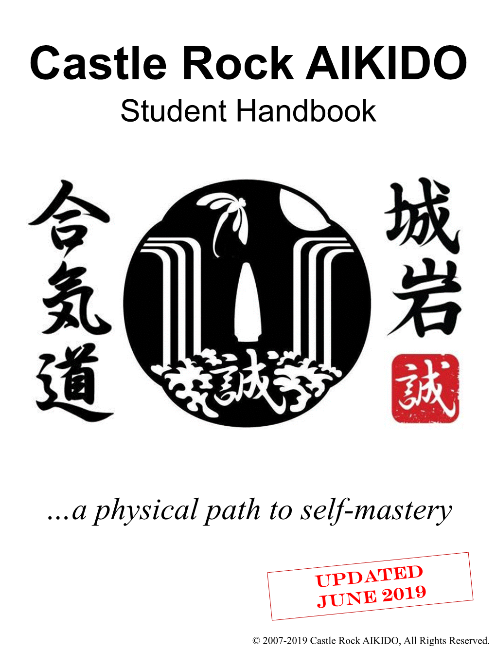 Student Handbook …A Physical Path to Self-Mastery