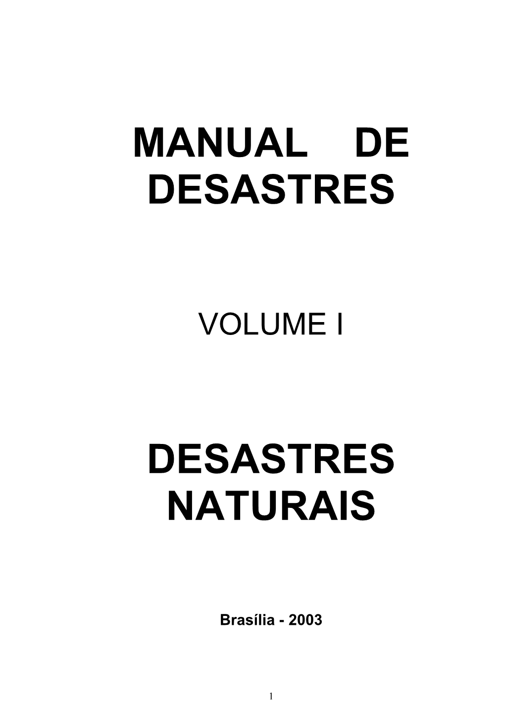 Desastres Naturais