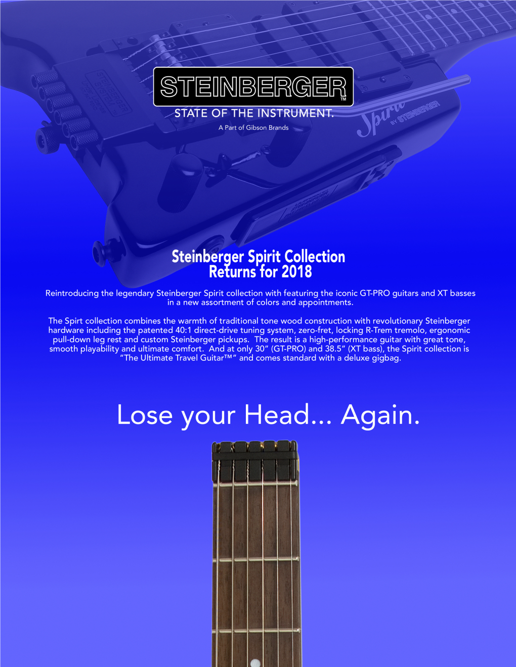 Steinberger® GT-PRO Deluxe Outfit