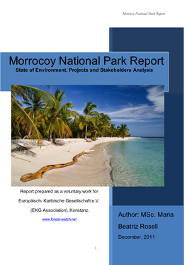 Morrocoy National Park Report