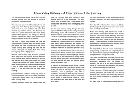 A Description of the Journey