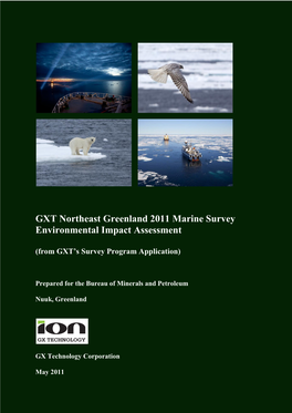 Gxt 2009 2-D Seismic Survey Application for East / North