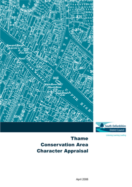 Main Heading Thame Conservation Area Character Appraisal