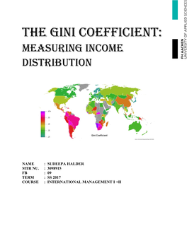 The GINI Coefficient: Measuring Income Distribution