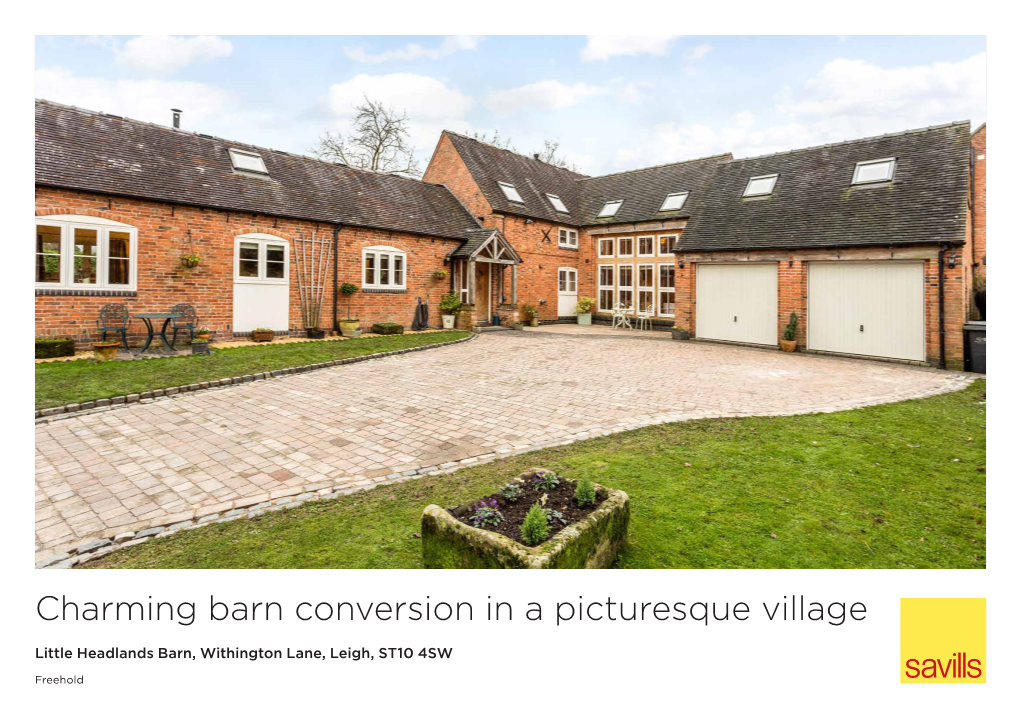 Charming Barn Conversion in a Picturesque Village