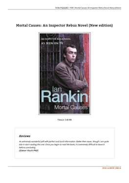 Get Book \ Mortal Causes: an Inspector Rebus Novel (New Edition)