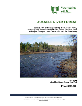 Ausable River Forest.Pub