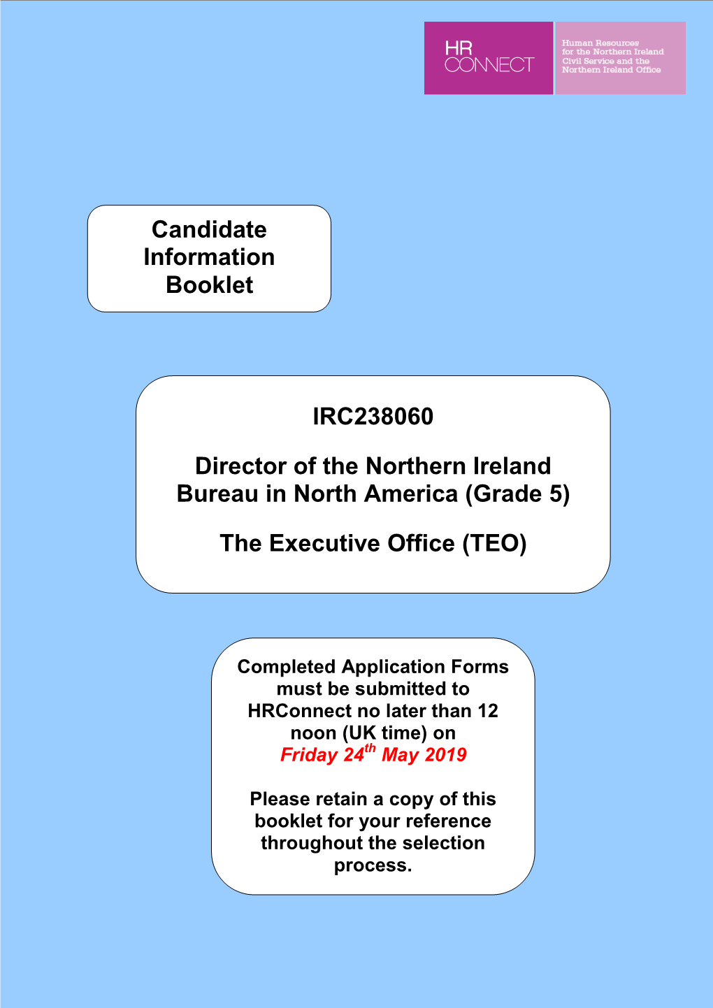Candidate Information Booklet IRC238060