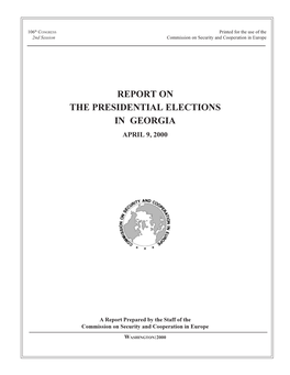 2000 Presidential Election in Georgia.Pdf