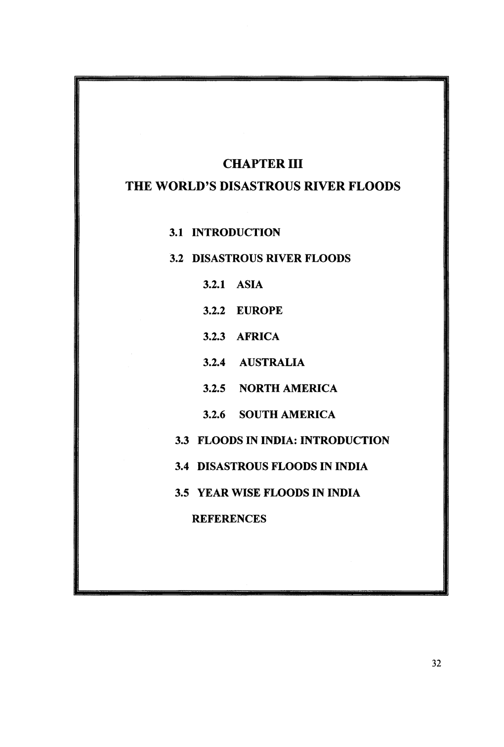 Chapter Iii the World's Disastrous River Floods