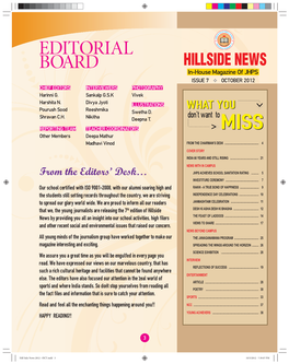 Hillside News Term I Issue 2012-13
