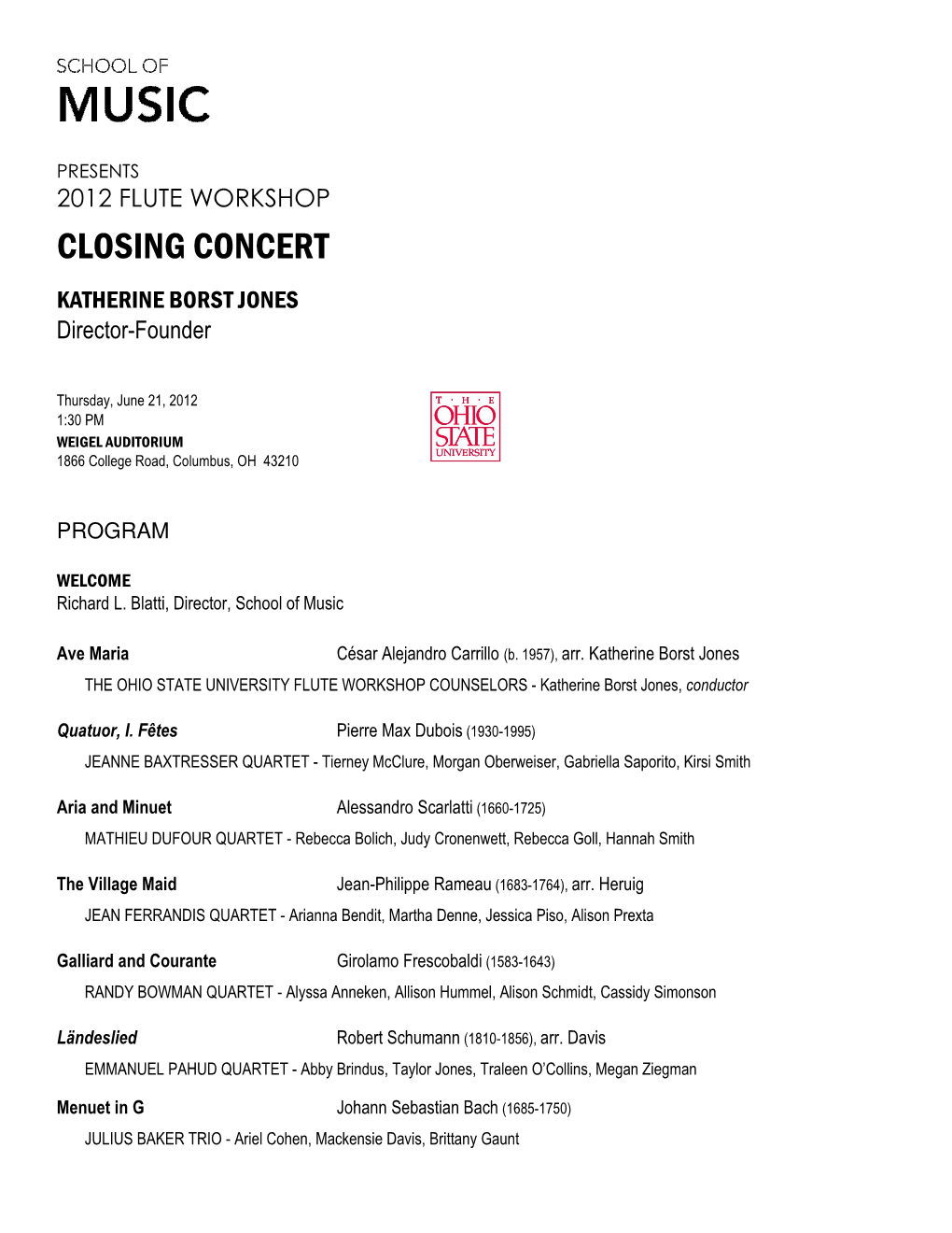 Closing Concert