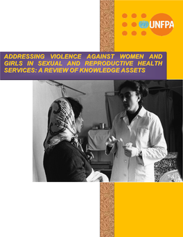Addressing Violence Against Women and Girls in Sexual And