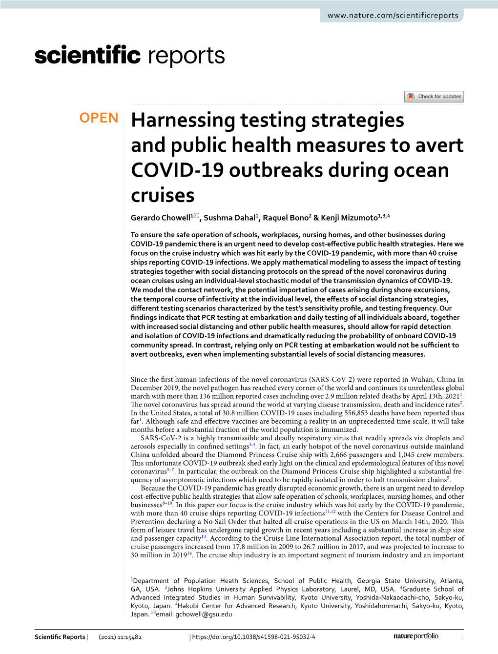 Harnessing Testing Strategies and Public Health Measures to Avert