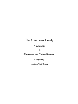 The Chouteau Family