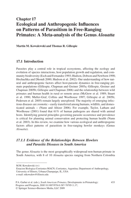 A Meta-Analysis of the Genus Alouatta