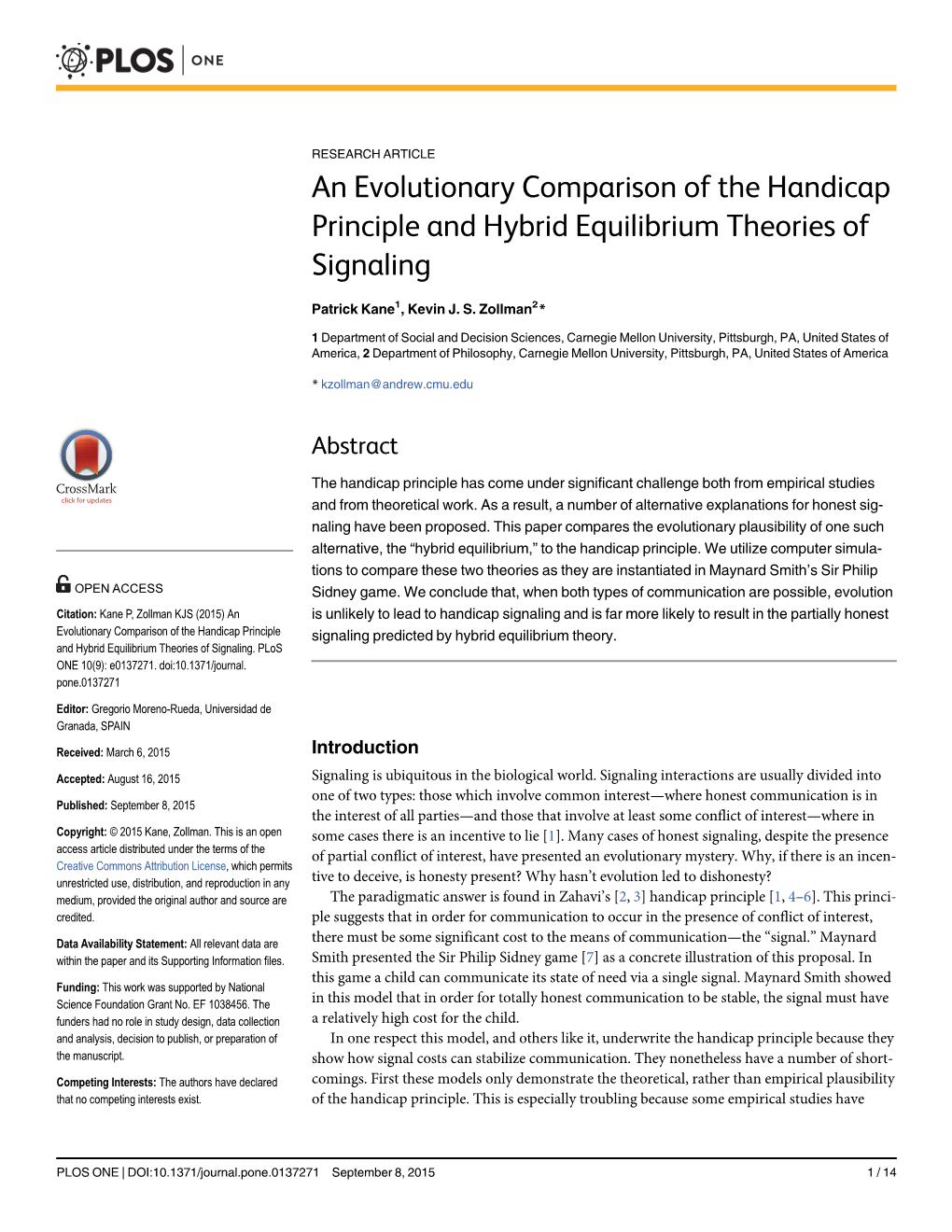 An Evolutionary Comparison of the Handicap Principle and Hybrid Equilibrium Theories of Signaling
