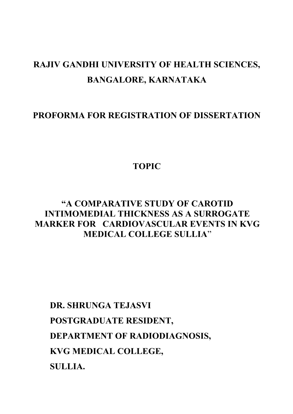 Rajiv Gandhi University of Health Sciences, Bangalore, Karnataka s30