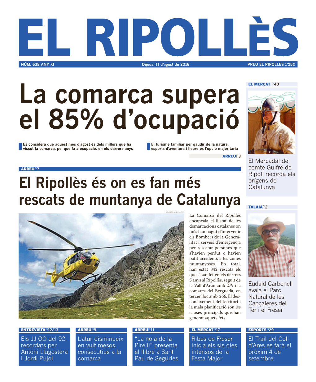 El Ripollès És on Es Fan Més Rescats De Muntanya De Catalunya