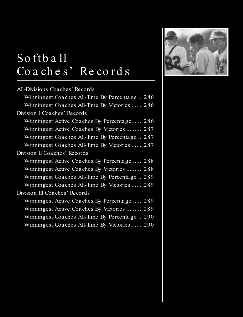 2001 NCAA Baseball and Softball Records Book