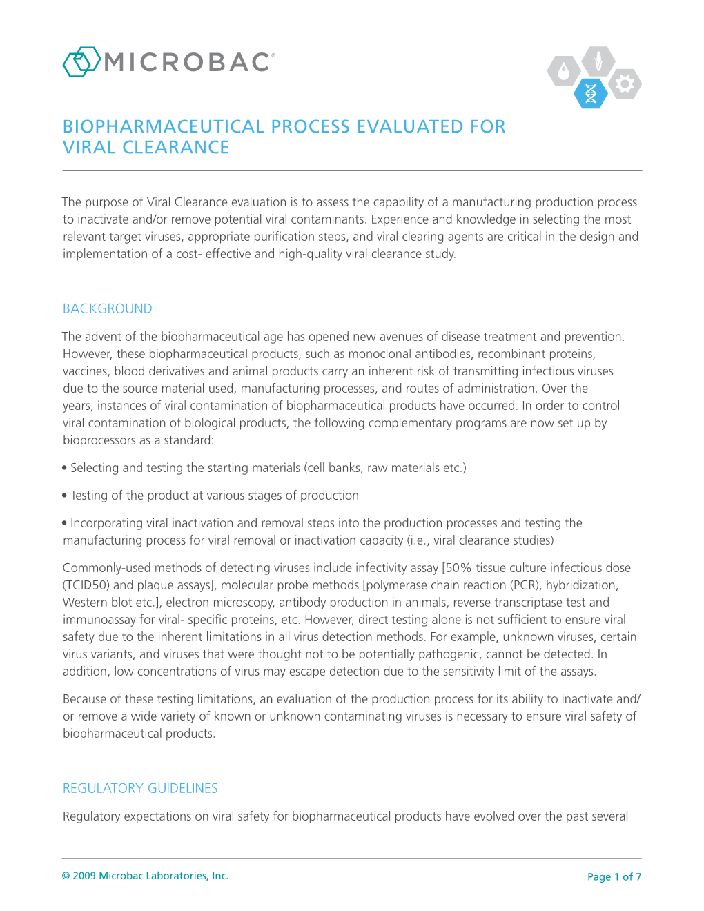 Biopharmaceutical Process Evaluated for Viral Clearance.Pdf