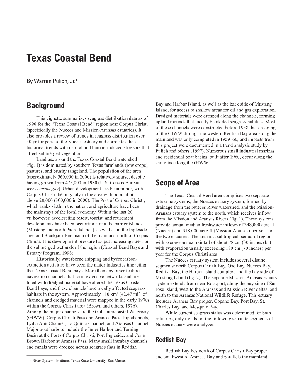 Texas Coastal Bend