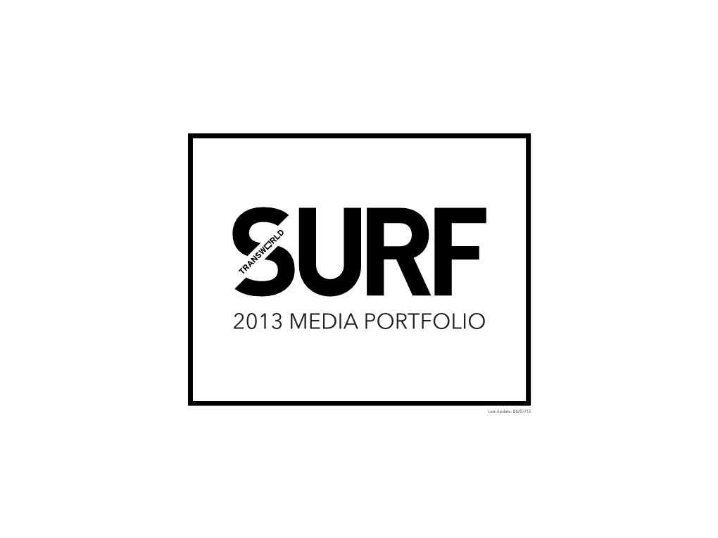 2013 Media Portfolio Surf