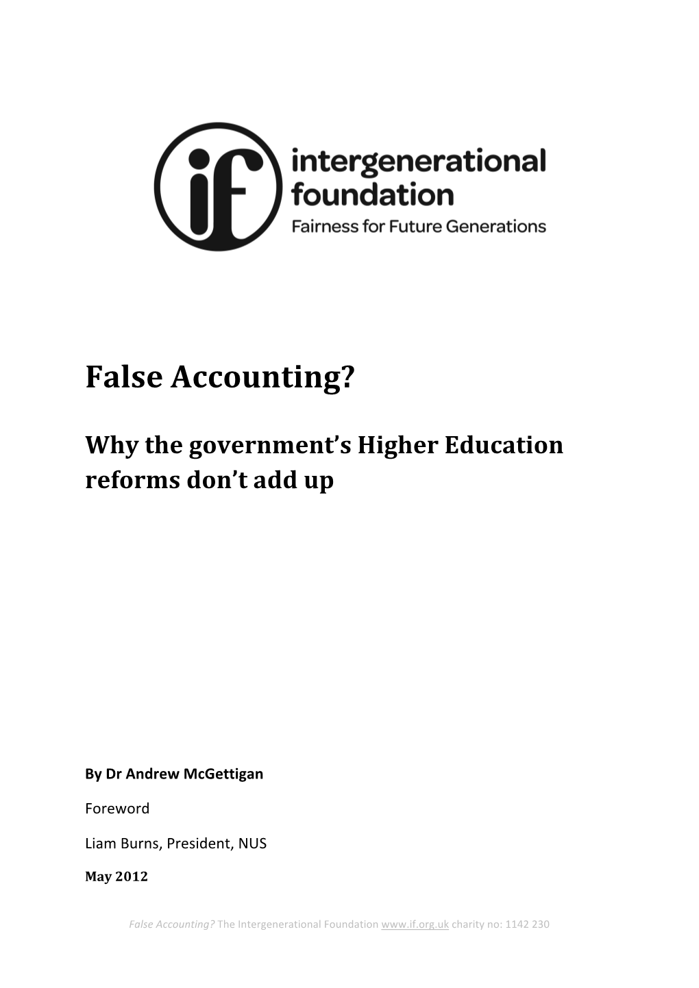 False Accounting?