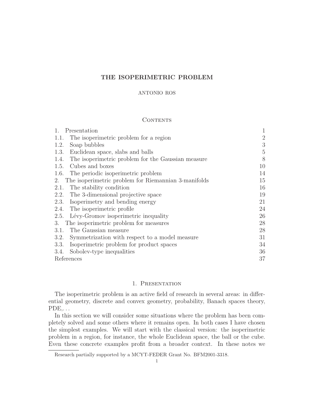 Ros-The-Isoperimetric-Problem.Pdf