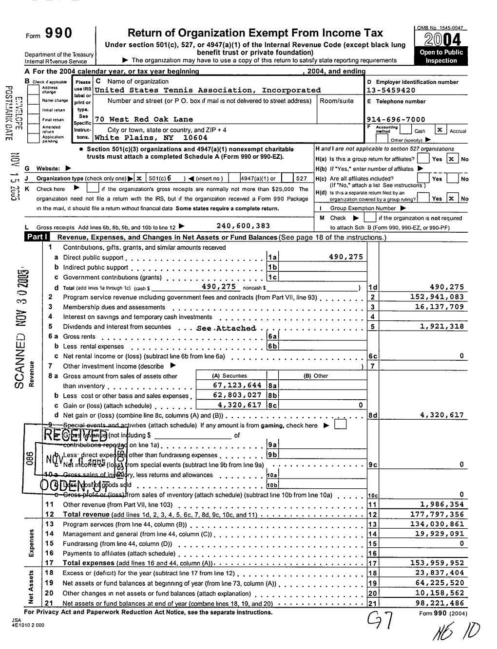 Return of Organization Exempt from Income