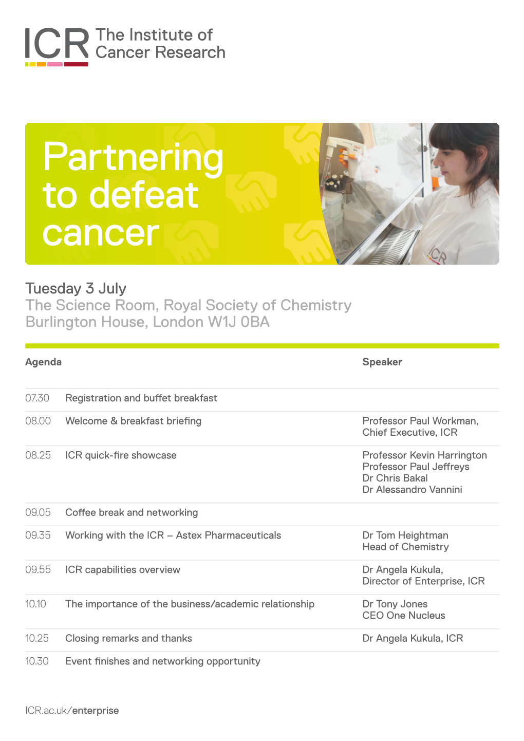 Tuesday 3 July the Science Room, Royal Society of Chemistry Burlington House, London W1J 0BA