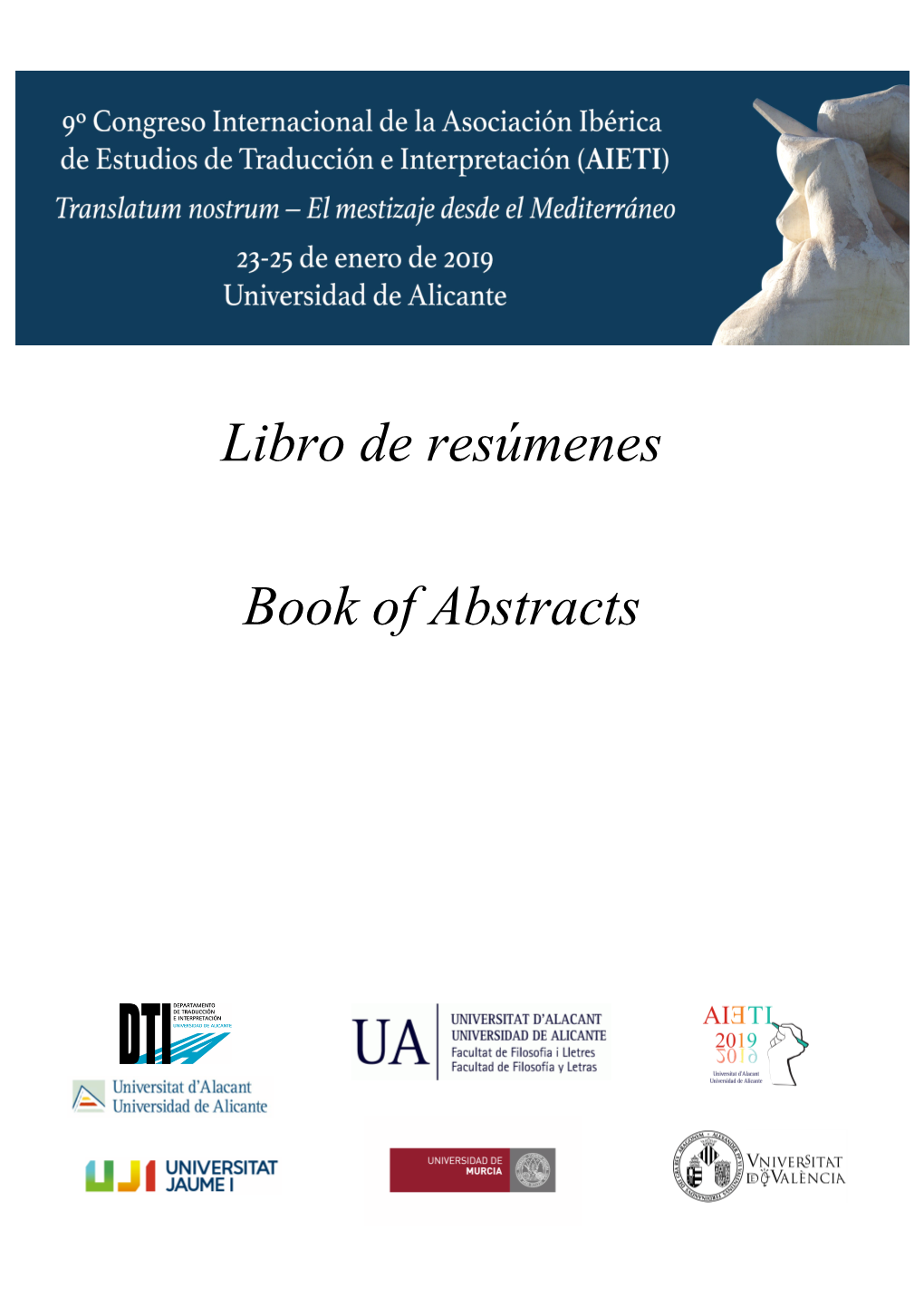 Libro De Resúmenes Book of Abstracts