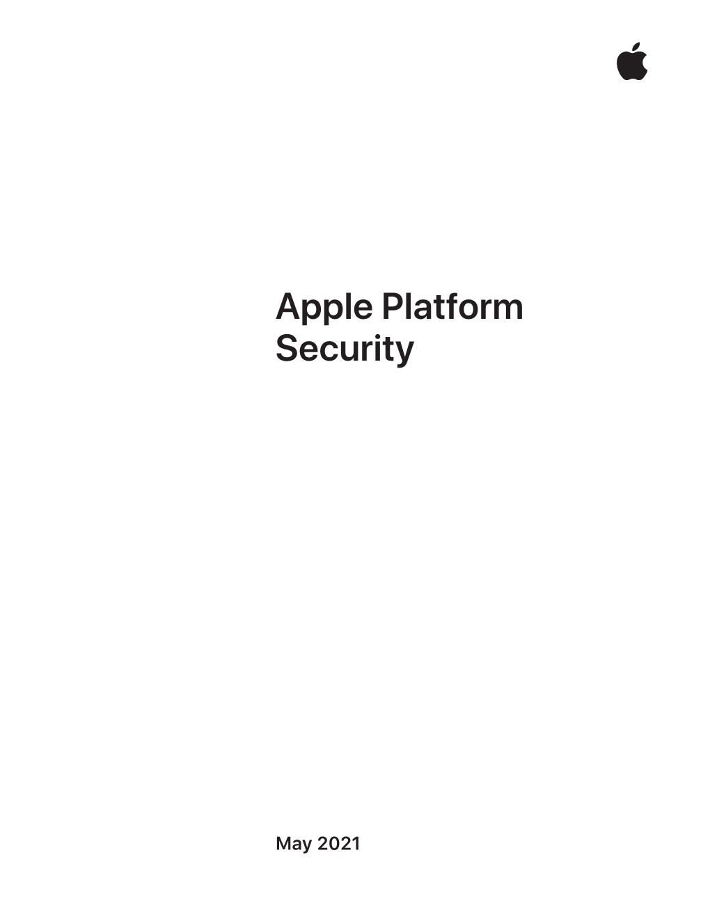 Apple Platform Security