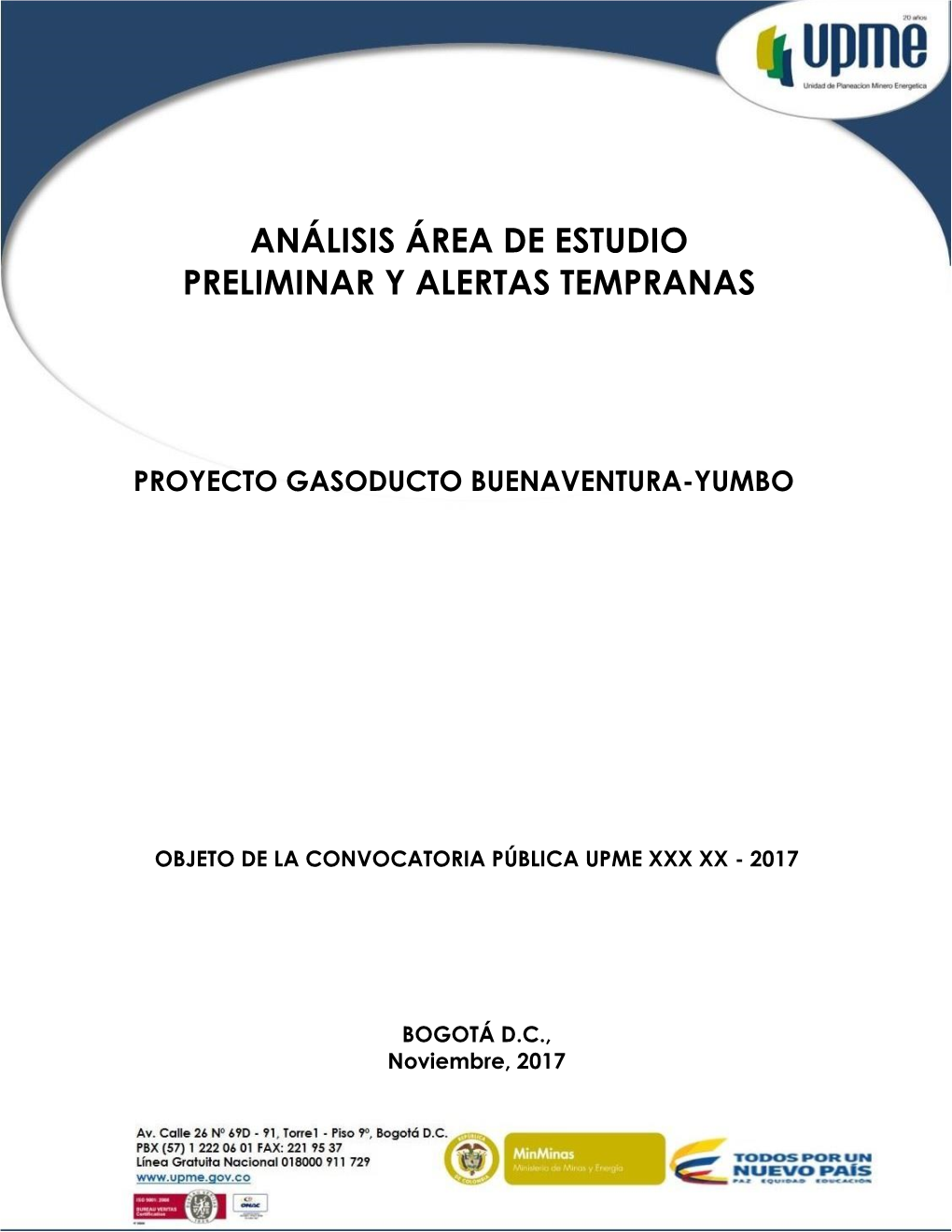 Análisis Área De Estudio Preliminar Y Alertas Tempranas